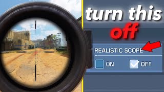 How To Have Your BEST SNIPER SETTINGS In COD MOBILE