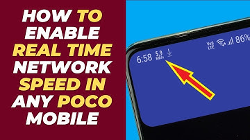 How To Enable Real Time Network Speed in POCO F5 , POCO X4 ,POCO M4 Pro, POCO X5 Pro, POCO F4