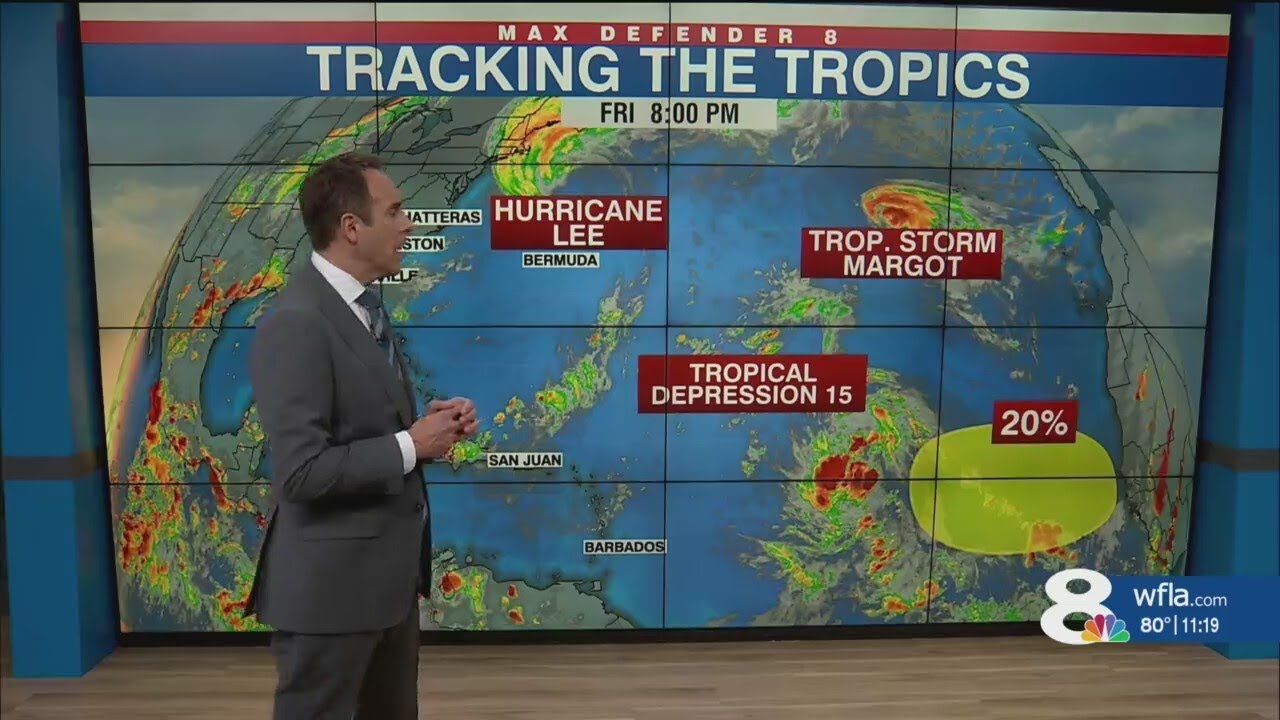 Tropical Depression 15 forms in Atlantic, expected to become hurricane ...