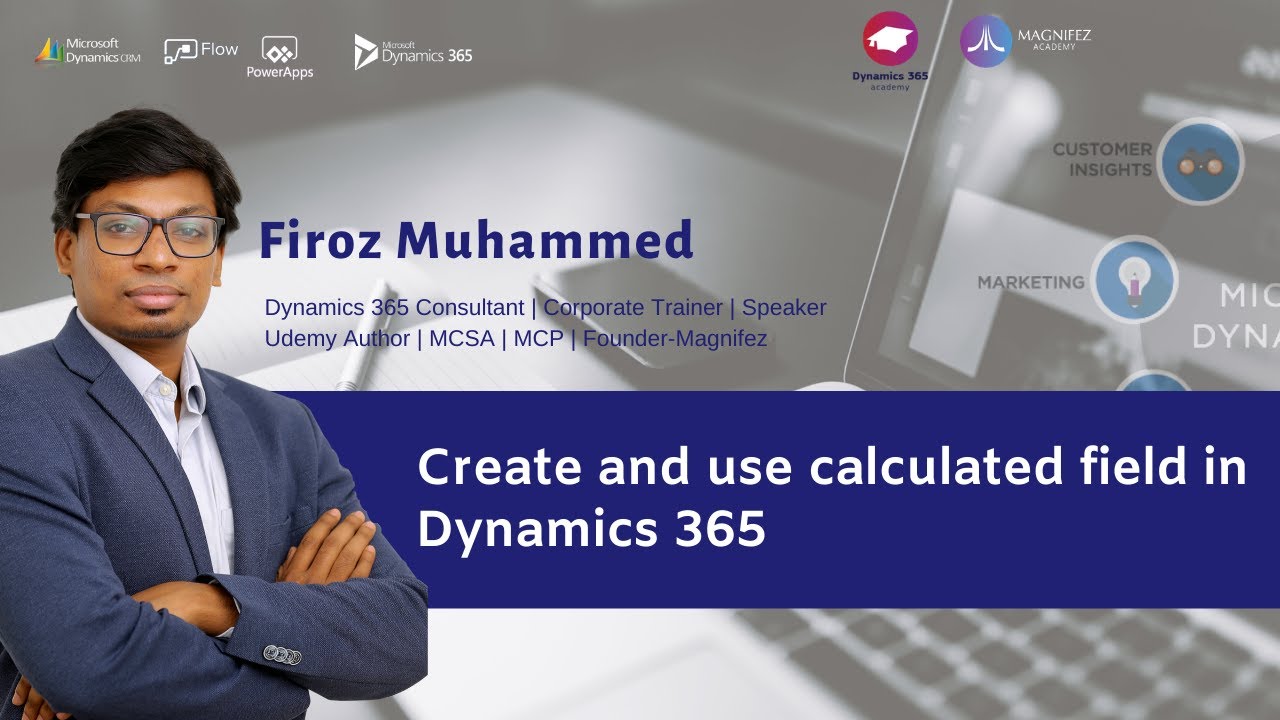 Create and use calculated field in Dynamics 365 - YouTube