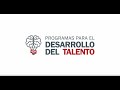 Programas para el Desarrollo del Talento | Es.Cultura Eventos