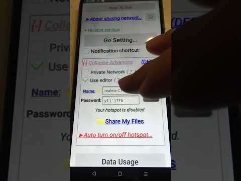 [HotSpot Tethering] [Android App] Use editor funtion on realme C11 2021 / Android 11
