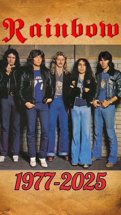 RAINBOW  1977-2025#thenandnow #music #nostalgia #rainbow