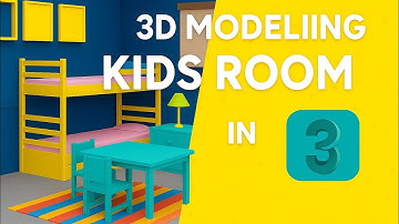 3DsMax Tutorials | How TO Model A Kids Room From Scratch In 3ds Max ( For Beginners)