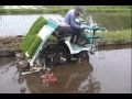 2010/05/22 SPU45Pで田植えrice planting machine （肥料も同時に埋め込んでます）