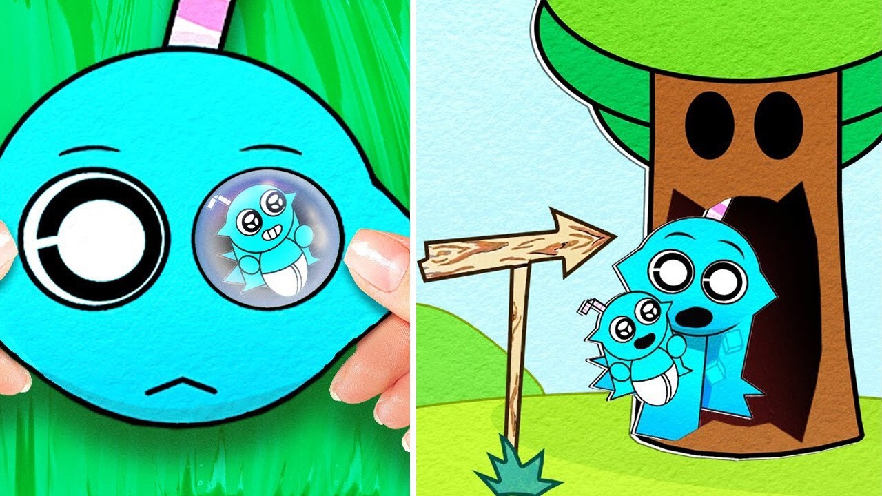 Aqua Becomes Mother 👶🏻 *Paper Gamebook Adventures That Are Too Cool To Miss*