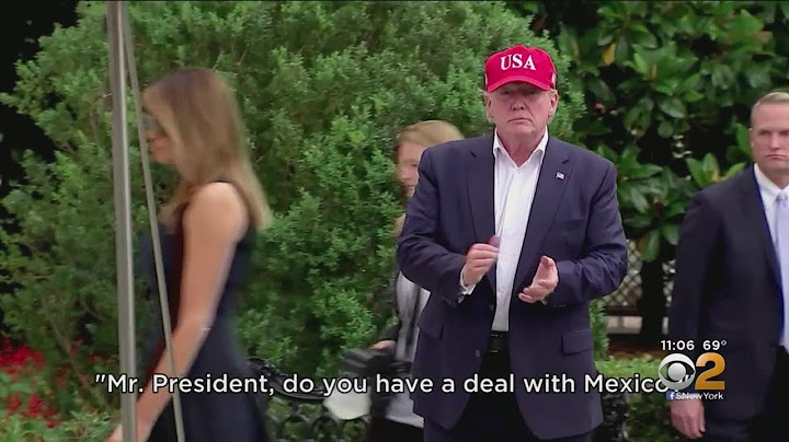 President Trump Announces Deal With Mexico
