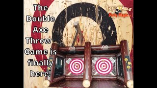 Double Axe Throw Game Rental Texas