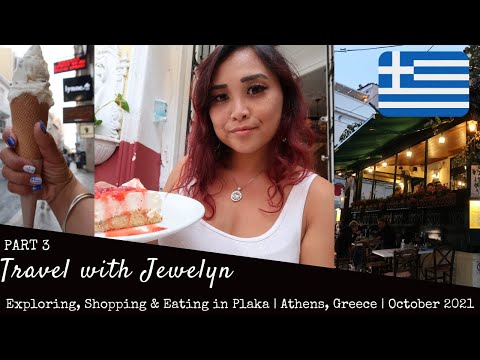 Exploring, eating and shopping in Plaka | Athens, Greece 2021 | Travel with Jewelyn | JEWELOFHAWAII