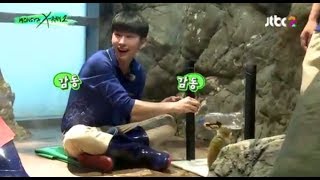 [CUT] 170727 MONSTA X-Ray 2 EP.3 - Kihyun, Wonho, Hyungwon let's feeding ours friends
