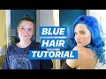 I DYED MY HAIR BLUE!!! (here's a tutorial plus a Q&A!)