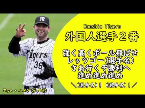 【MIDI】阪神タイガース　応援歌　外国人選手2番