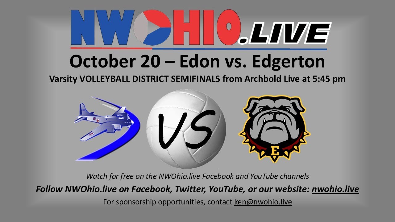OHSAA High School Volleyball - Edon vs. Edgerton - 10/20/25