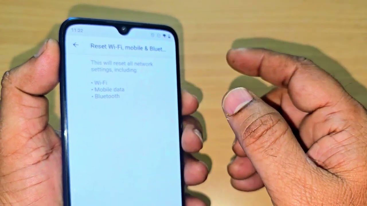 Сброс настроек Wi-Fi, мобильных данных и Bluetooth | Как сбросить сетевые настройки на Android-см...