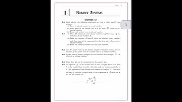 class 9 maths chapter  Number system exercise 1.2 complete all questions