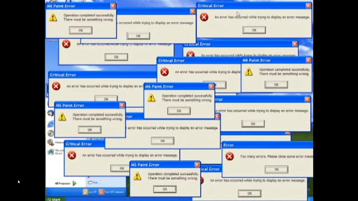 Windows Error (music video)