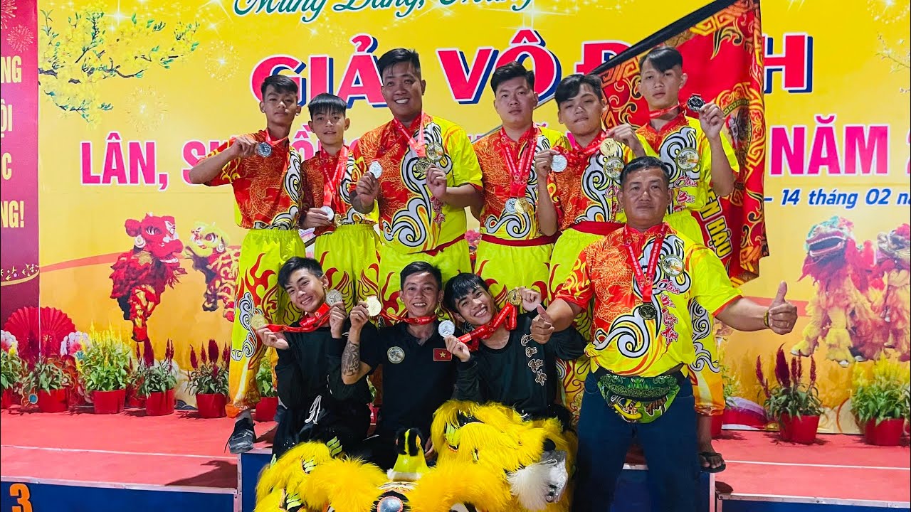 Bài Dự Thi Hạng Nhì Của Đoàn Chùa Bà Thiên Hậu Vĩnh Long Tại Giải Vô Địch Lân Sư Rồng Vĩnh Long 