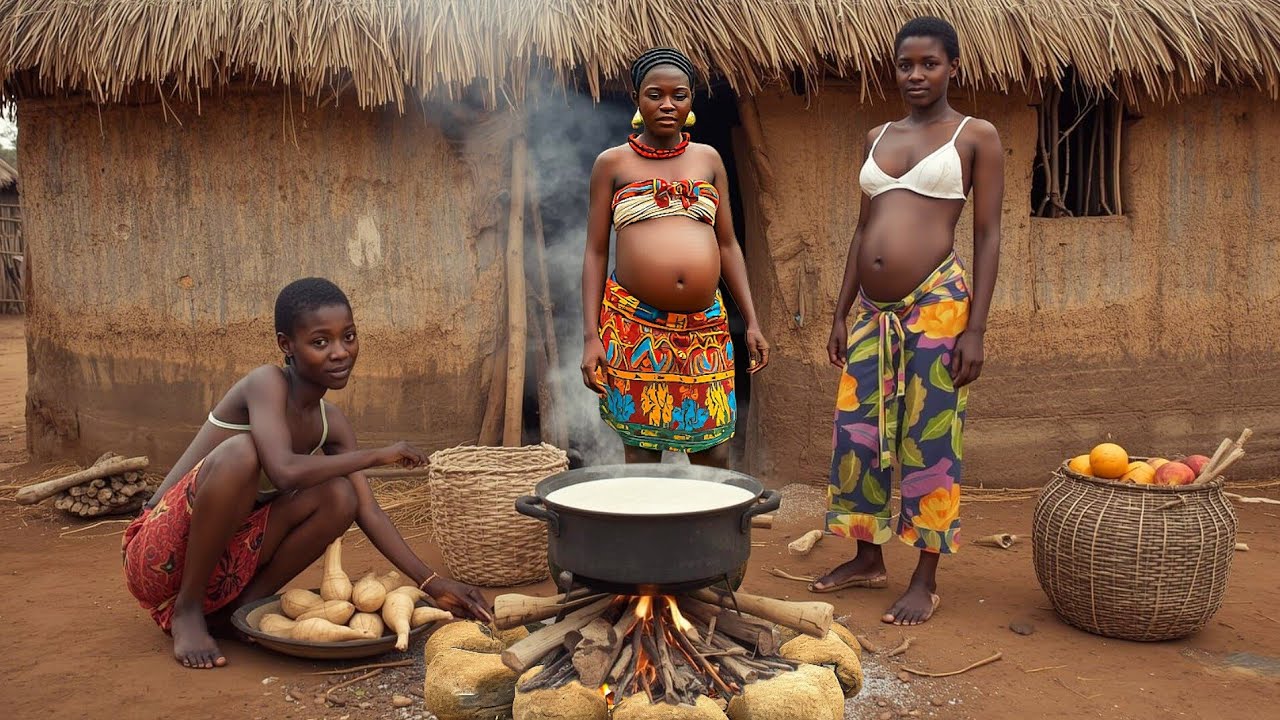 Easy With No Expenses From Our African Village  Wife with A Perfect  Lunch Recipes & New Beginning 
