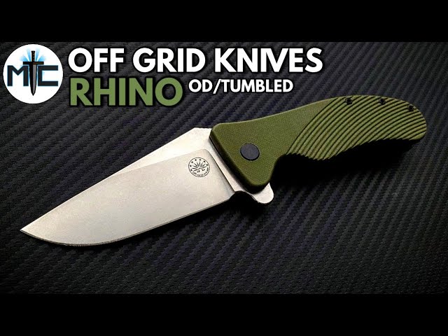 Off-Grid Knives Baby Rhino -- Pocket Knife Close Up 