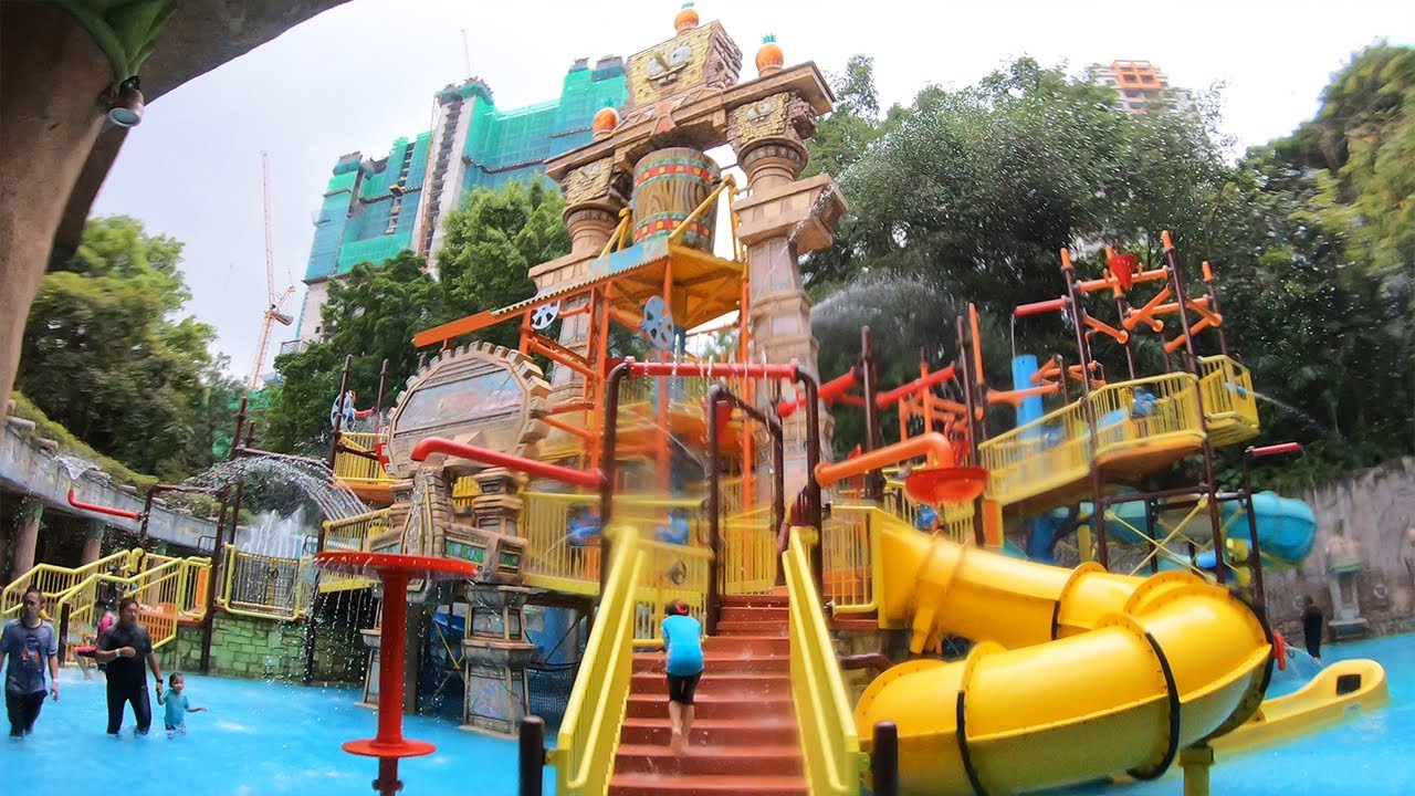 SpongeBob Splash Adventure Water Slides at Sunway Lagoon Theme Park