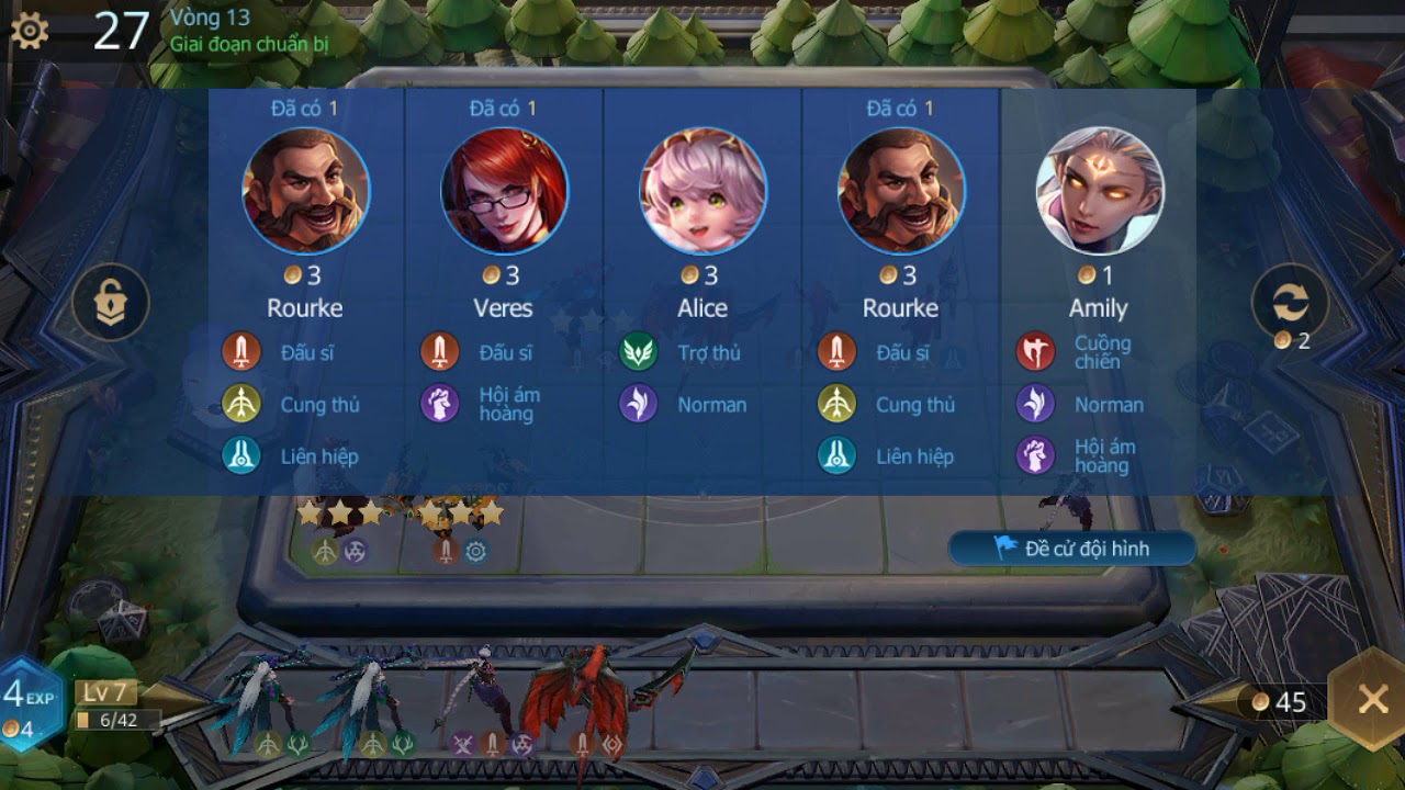 Đội hình 6 đấu sĩ| Đội hình mạnh nhất cờ liên quân - YouTube