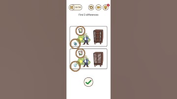 Brain find brain burning find differences level 14 solution walkthrough #youtube #shorts