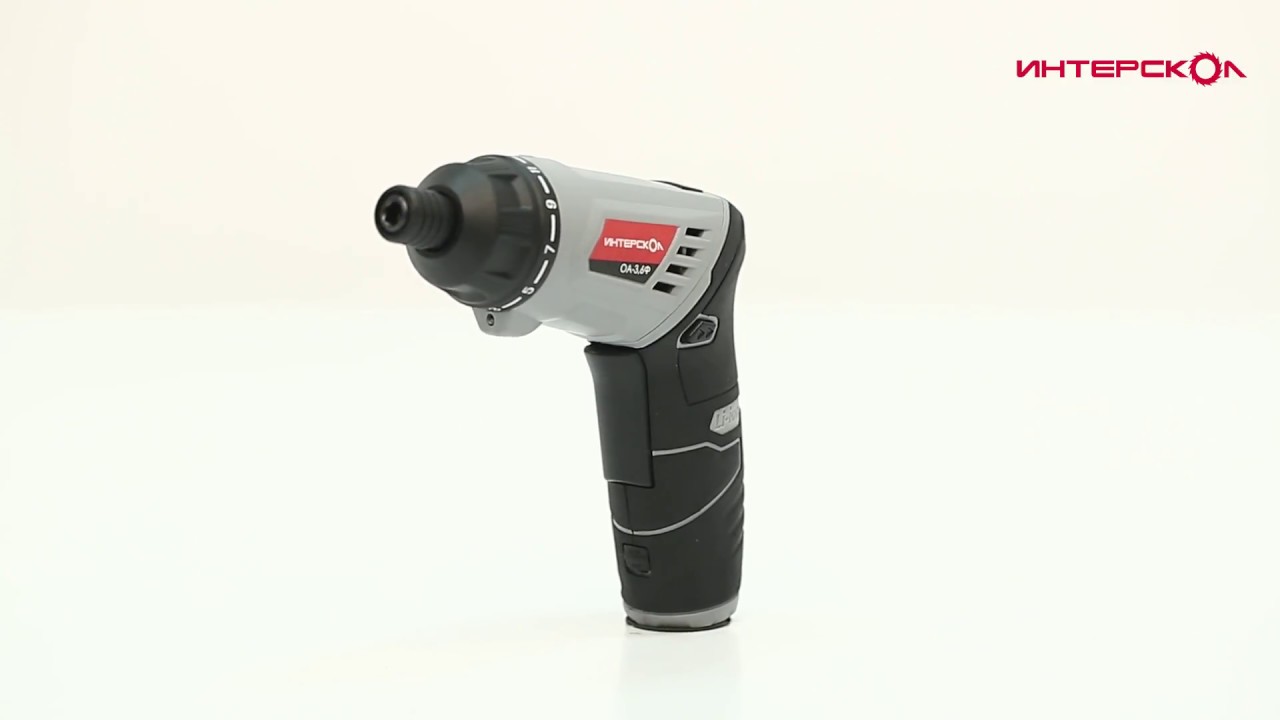 Интерскол. Аккумуляторная отвертка ОА-3,6Ф (блистер) серии «Домашний мастер» строительные материалы