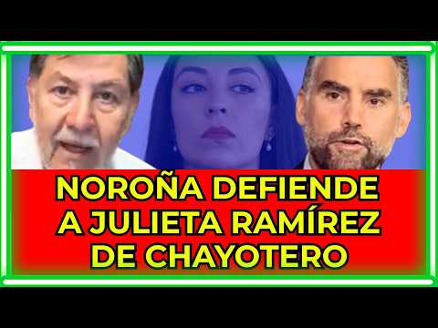HE PUTS A STOP TO IT! Noroña defends Julieta Ramírez against the opposition's new slanders