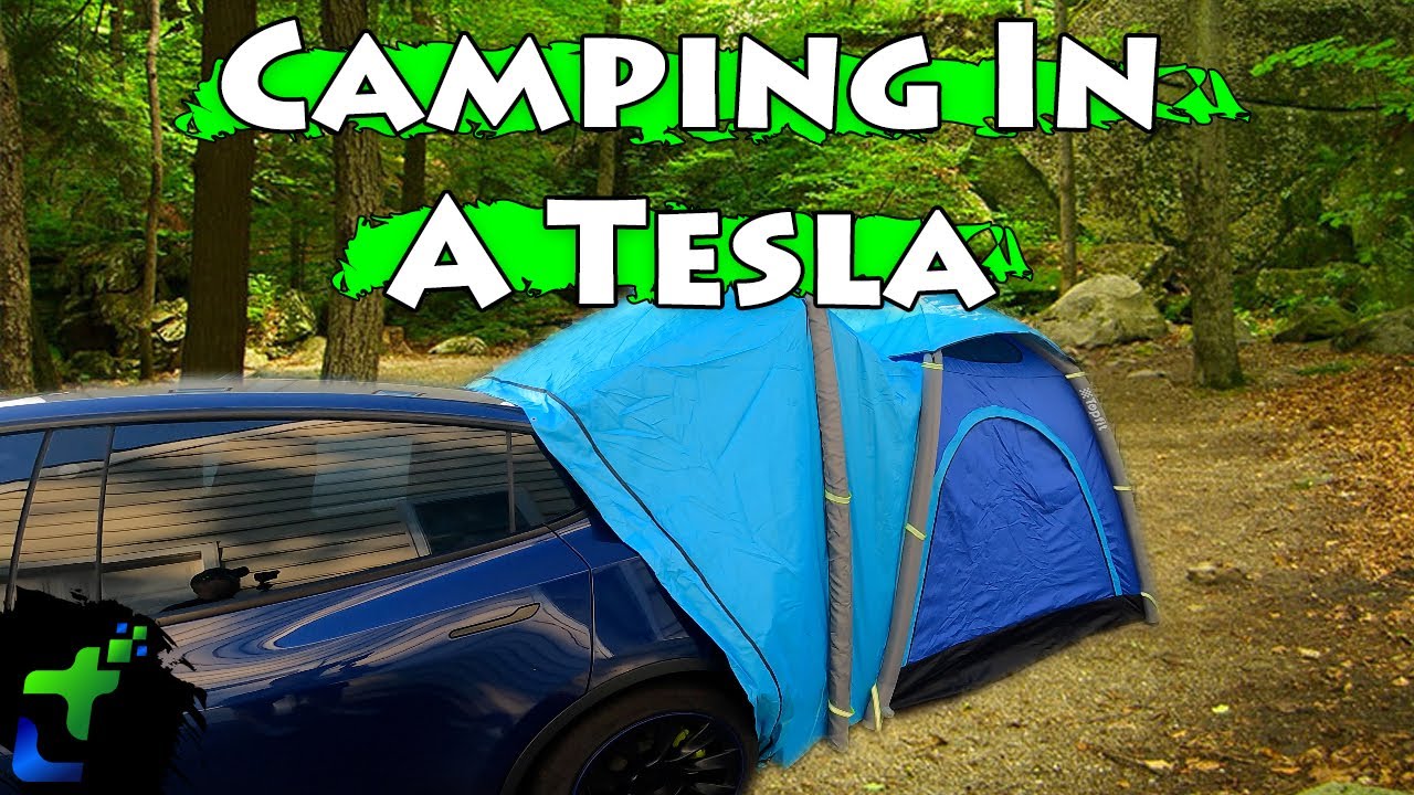 Camping In A Tesla Model Y 7 Seater / Reviewing Camping Gear Made For
