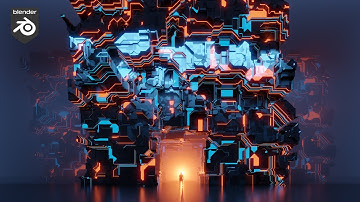 Blender 3.0 Sci-Fi Wall Tutorial | Eevee & Cycles