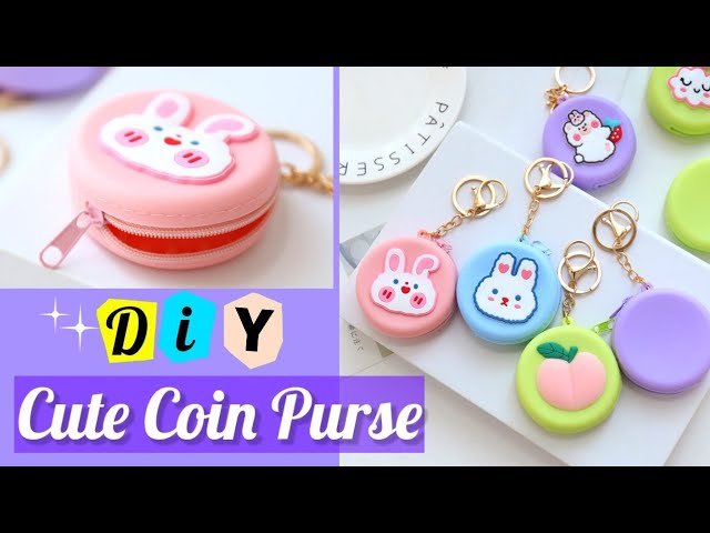 Amazon.com: Coin Purse Keychain, Silicone Wallet Keyring Kawaii Headset Bag  Round Change Pouch Bag Lovely Bag Pendant Kid Gift(B2,Blue) : Clothing,  Shoes & Jewelry