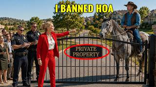 HOA Fined Me For Riding My Horse On My Land    So I Banned Them From Using My Property!