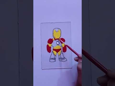 Iron man glass