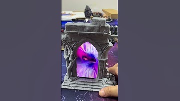 3D printing nether portal multi-effect display#portal #3dprinted #3dprinting #netherportal