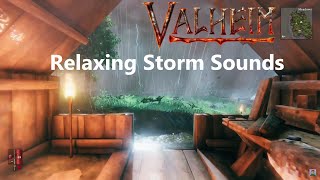Stormy Weather  Valheim Ambient Sounds  1 Hour