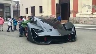 Lamborghini Terzo Millennio Concept||Kids getting excited over this concept