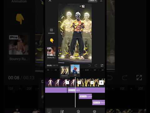 Capcut Simple Editing Tutorial 🔥// colour changing effect in capcut, ff edit, lobby edit ff #shorts