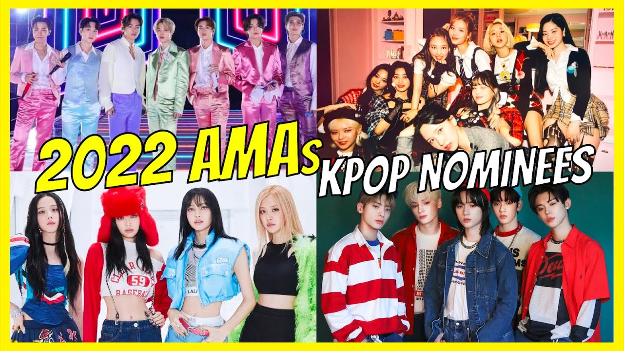 2022 American Music Awards KPOP NOMINATIONS YouTube