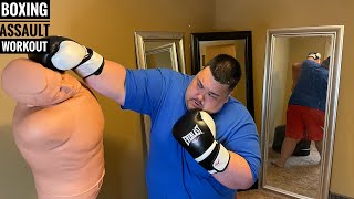 Boxing Workout Training w/Biceps & Back Training