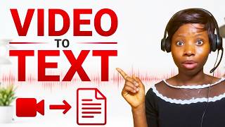 Convert Any Video to Text in Minutes | Free Tutorial