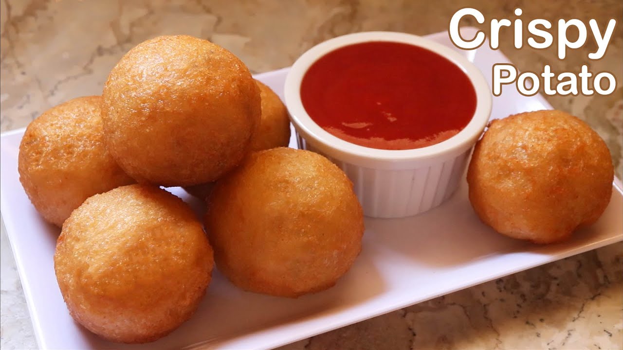10 Minutes Evening Snack Recipe Crispy Potato Bread Balls Recipe
