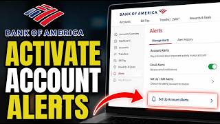 How to activate account alerts in Bank of America - Easy Tutorial