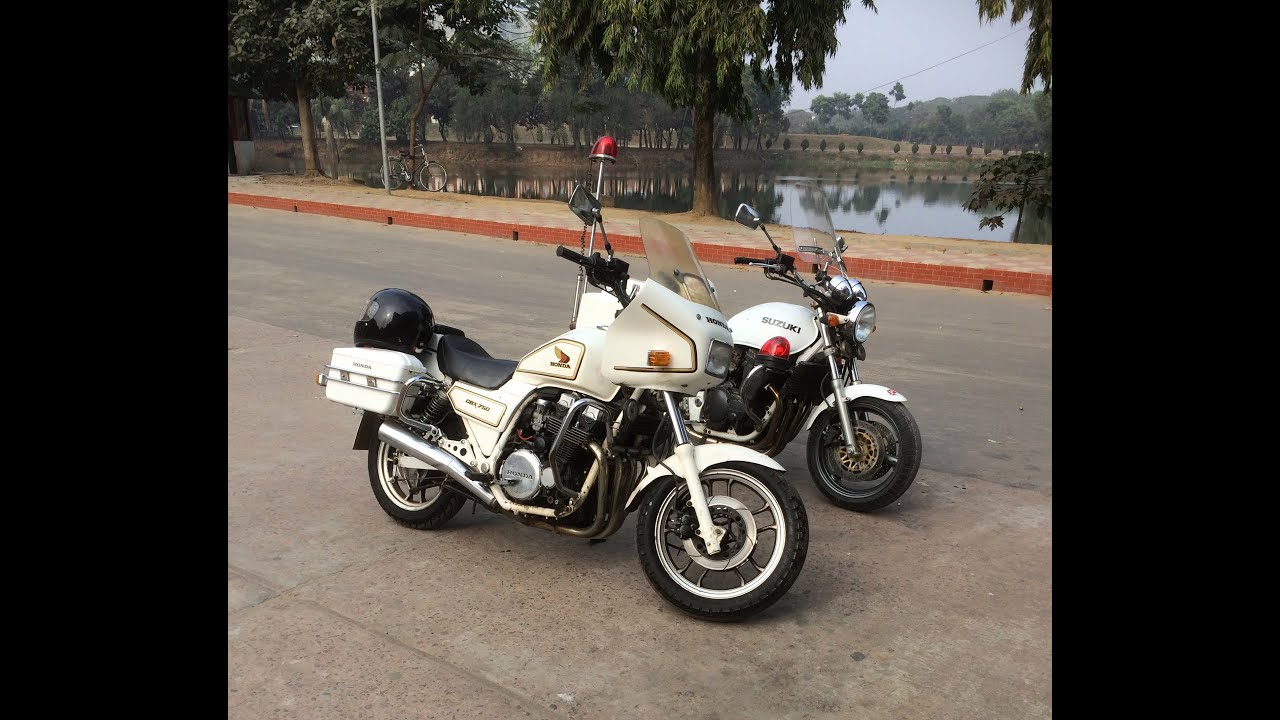 An ex-police Honda CBX750 returns to the streets