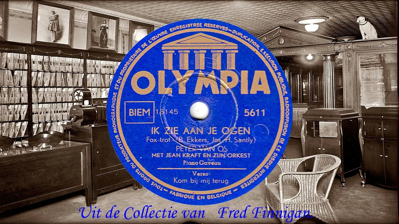 Peter van Os & Jean Kraft en zijn Orkest - Ik Zie Aan Je Ogen(1950)