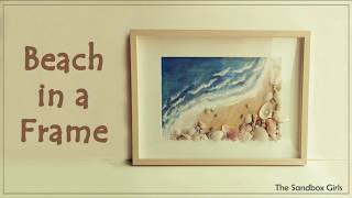 Wall art Beach in a frame - DIY Home decor on a budget screenshot 5