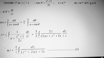 Class 2 1st M.Sc. Evaluation of definte integral in complex analysis