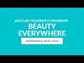 232  beauty everywhere instrumental with lyrics  lds primary childrens songbook
