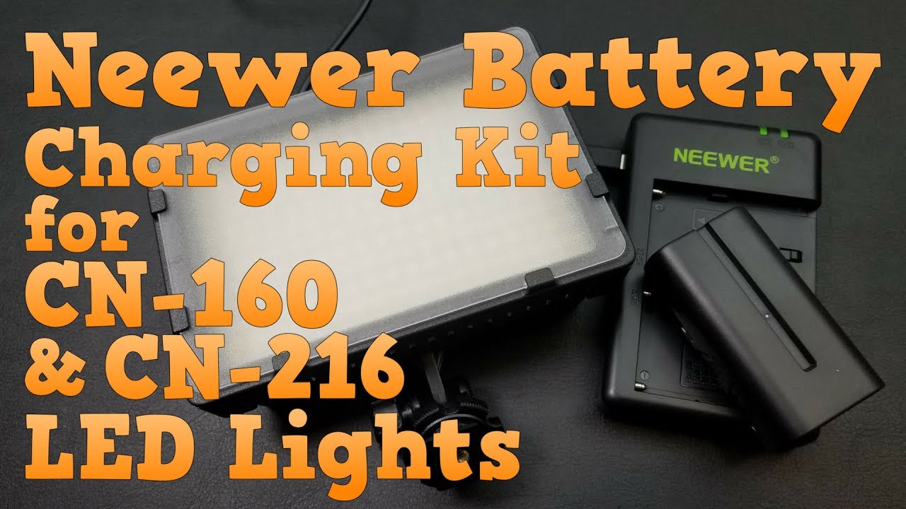 CN-126 CN-304 LED et Sony HandyCams CN-216 Polaroid Lights utilisant des Piles NP-F550//F570//F530 2600 mAh Nanguang Neewer Kit Batterie Li-ION et Chargeur pour Neewer CN-160