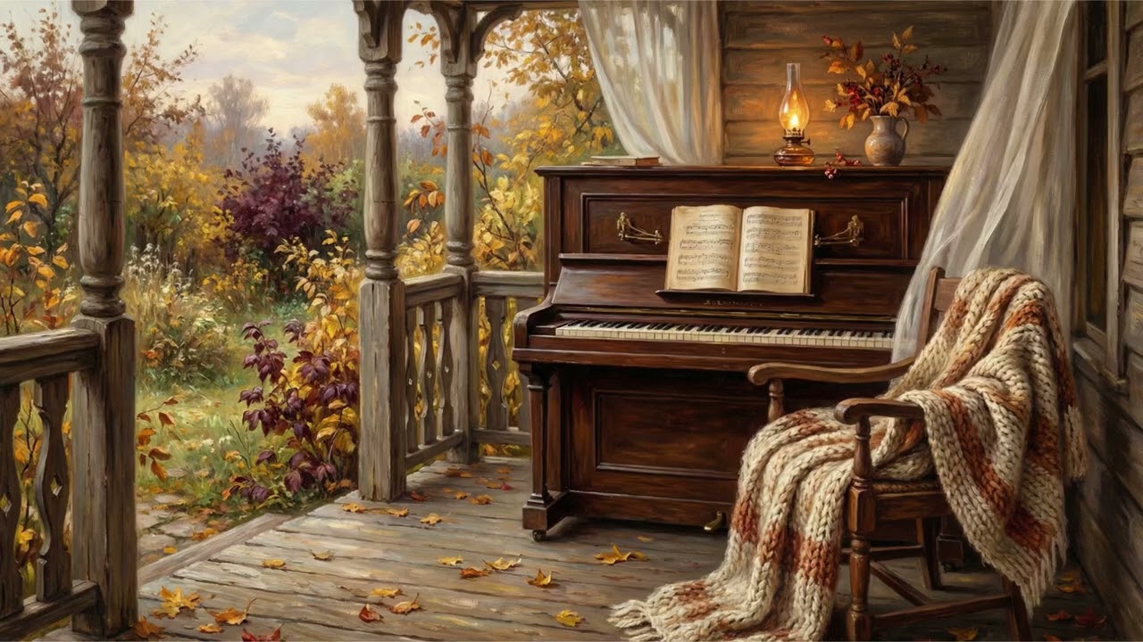 🌿 Beautiful Piano Playlist | Autumn Ambience | Warm, Cozy & Peaceful 🌿
