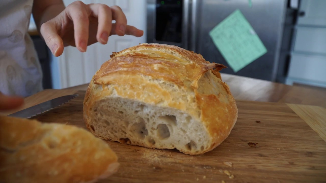 Cooking with Mr. Ware - No Knead Bread Day 2 - YouTube